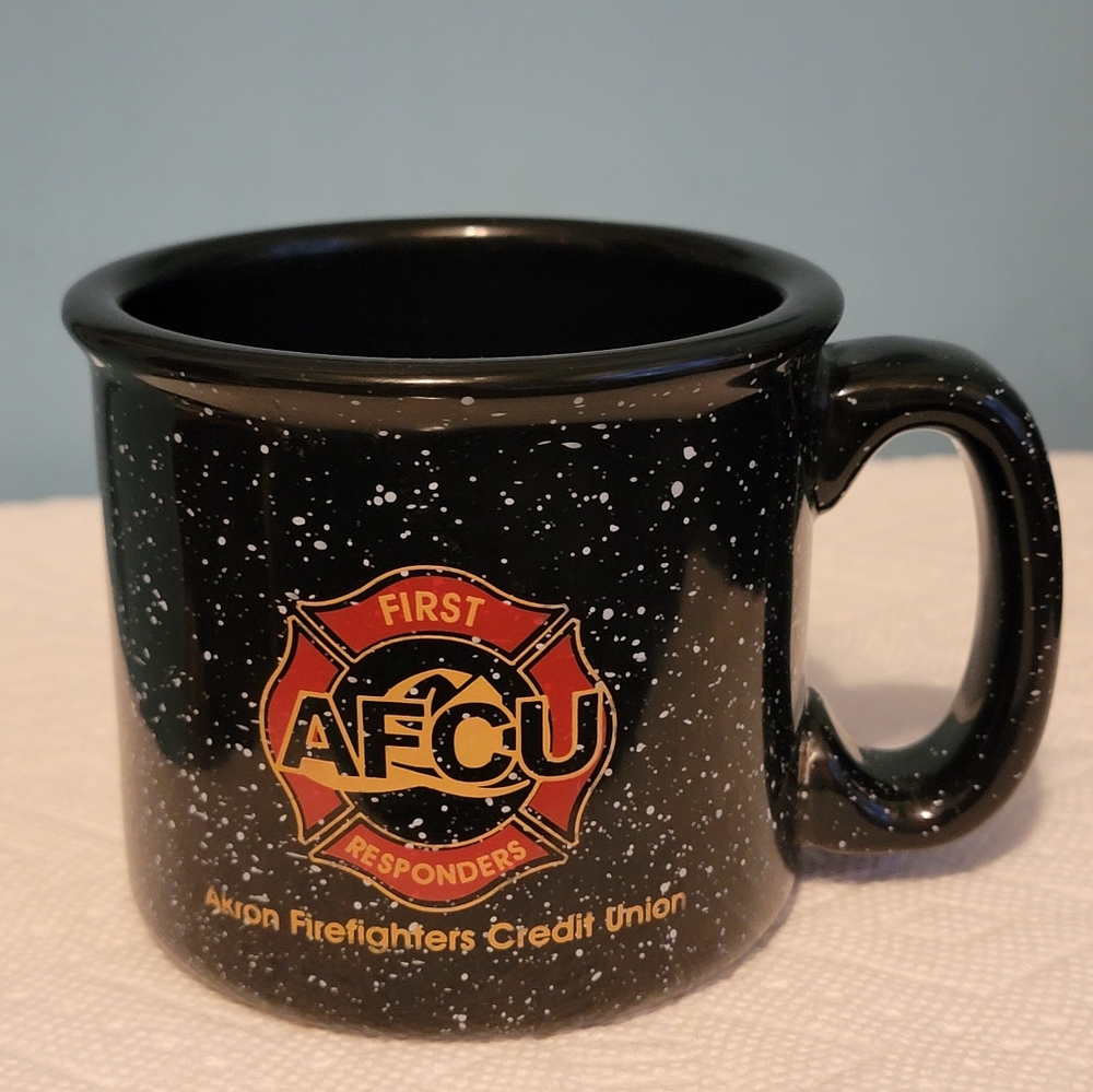 First Responders AFCU Coffee Mug Black & Red By M Ware
